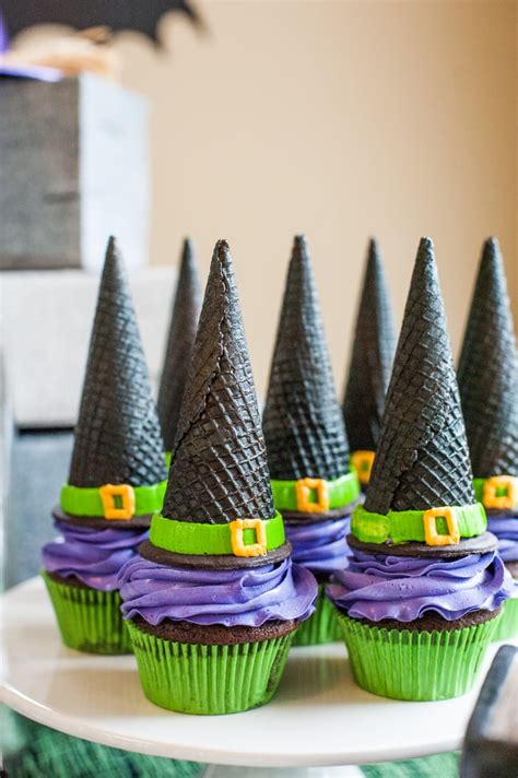 Witch hat food workspace ideas for your next Halloween party